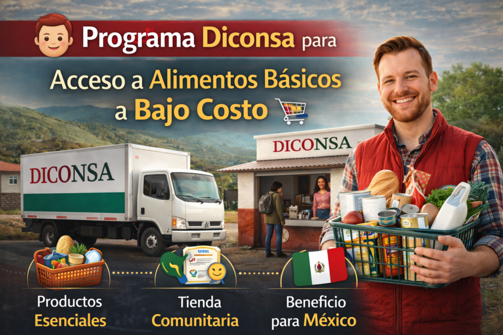👨🏻🦰 Programa Diconsa para Acceso a Alimentos Básicos a Bajo Costo