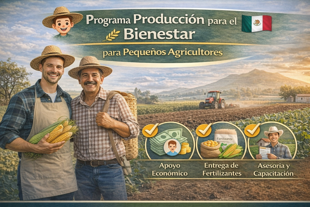 👨🏻🦰 Programa Producción para el Bienestar para Pequeños Agricultores