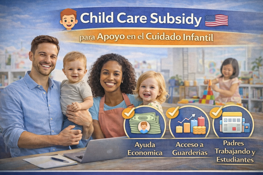 👨🏻🦰 Child Care Subsidy para Apoyo en el Cuidado Infantil